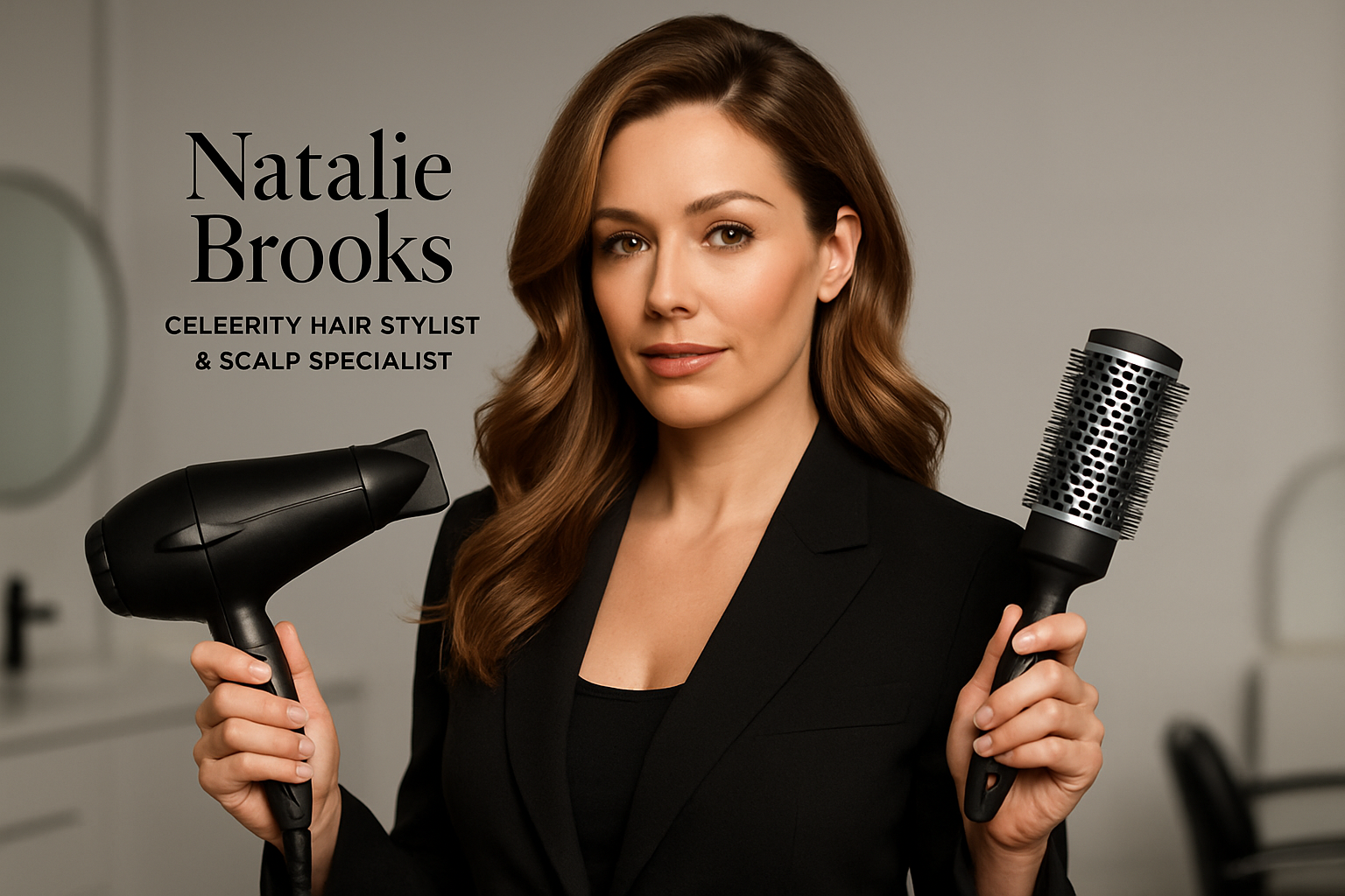 Celebrity Hair Stylist & Scalp Specialist, portrait picture, Natalie Brooks