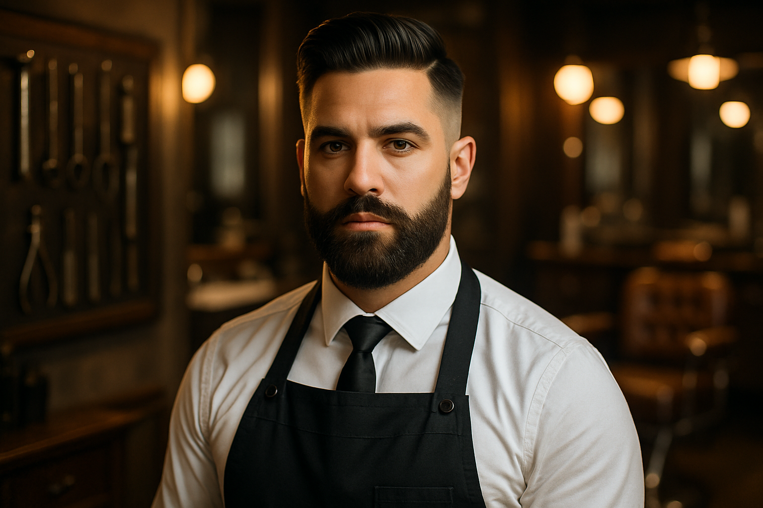 Men’s Grooming Specialist, Master Barber, portrait picture, Ethan Rivera