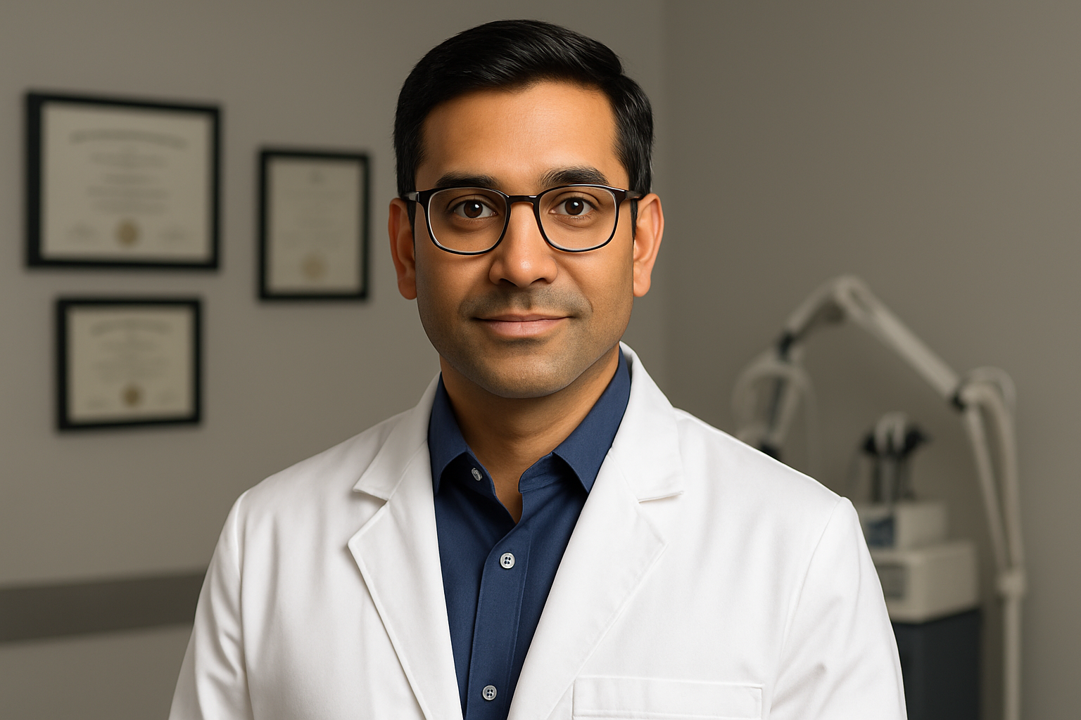 Trichologist & Hair Restoration Consultant, portret picture Dr. Ryan Patel